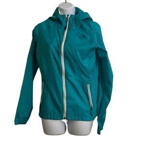 The North Face‎ Teal Lightweight Hooded Windbreaker Jacket Women's M